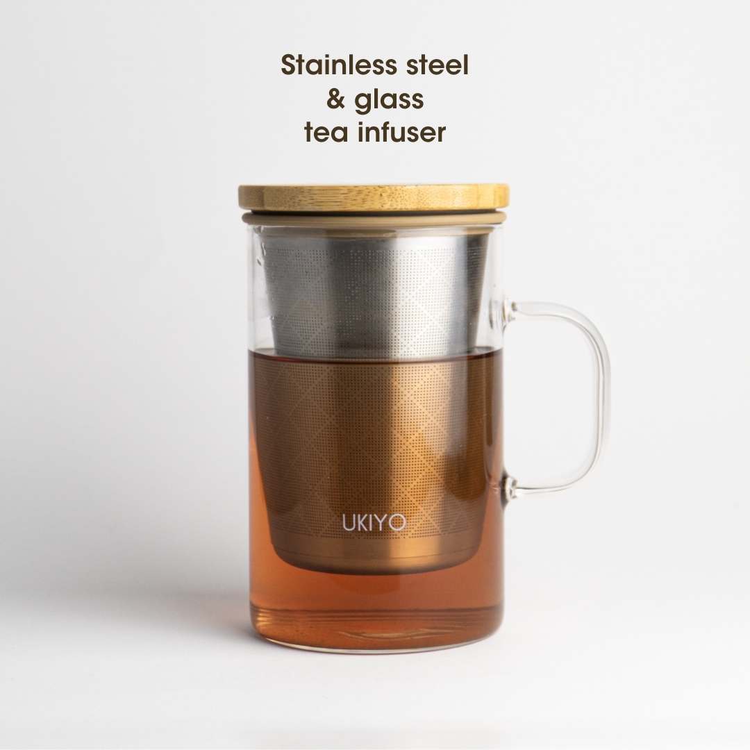 Tea Explorer Kit - Ukiyo Wood & 5-Flavor Tea Sample Box