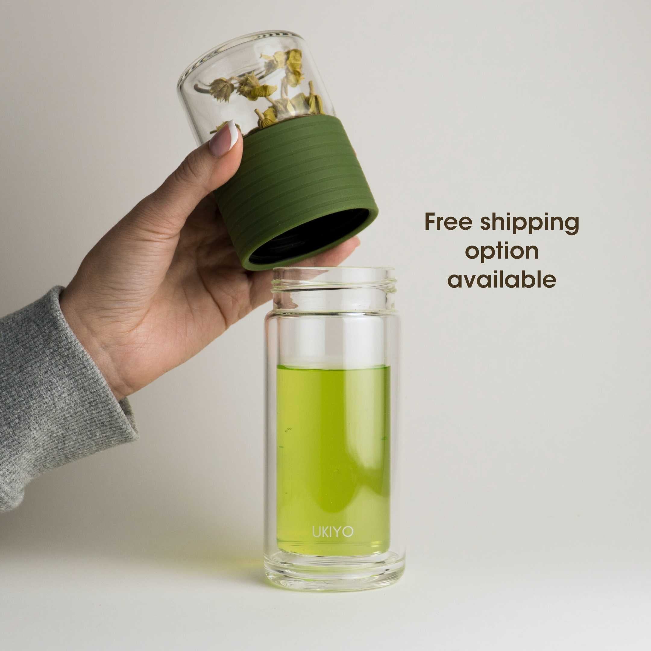 Ukiyo Sense - Double-Wall Glass Tea Infuser