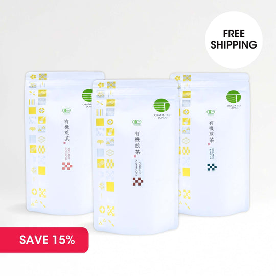 Natural Serenity Pack - Bancha, Houjicha, Genmaicha Teas