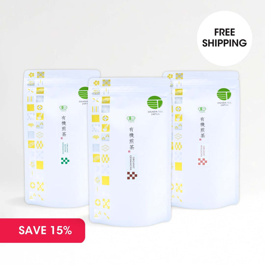 Roast Aroma Pack - Houjicha, Genmaicha, Matcha Genmaicha Teas