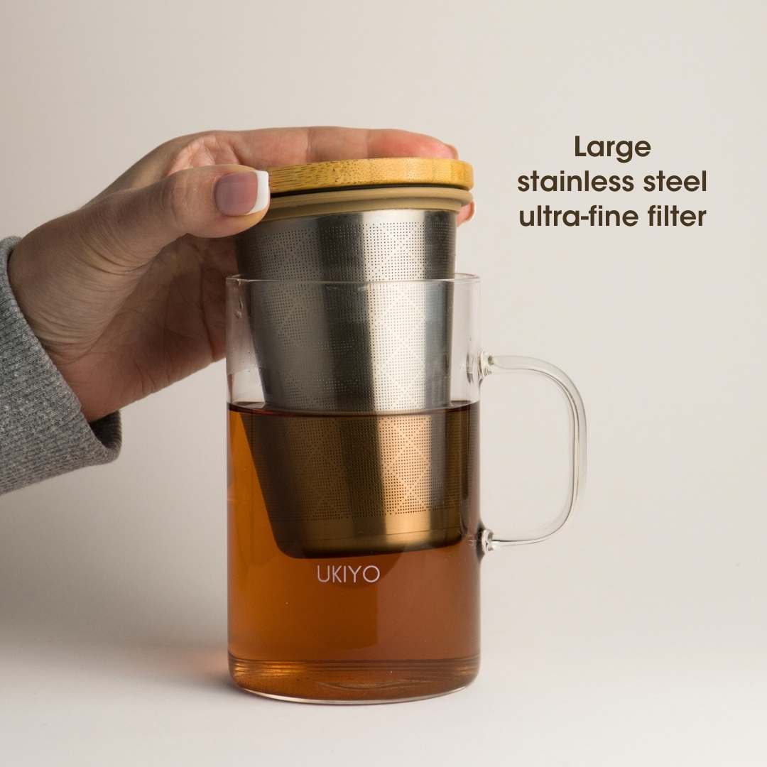 Tea Explorer Kit - Ukiyo Wood & 5-Flavor Tea Sample Box