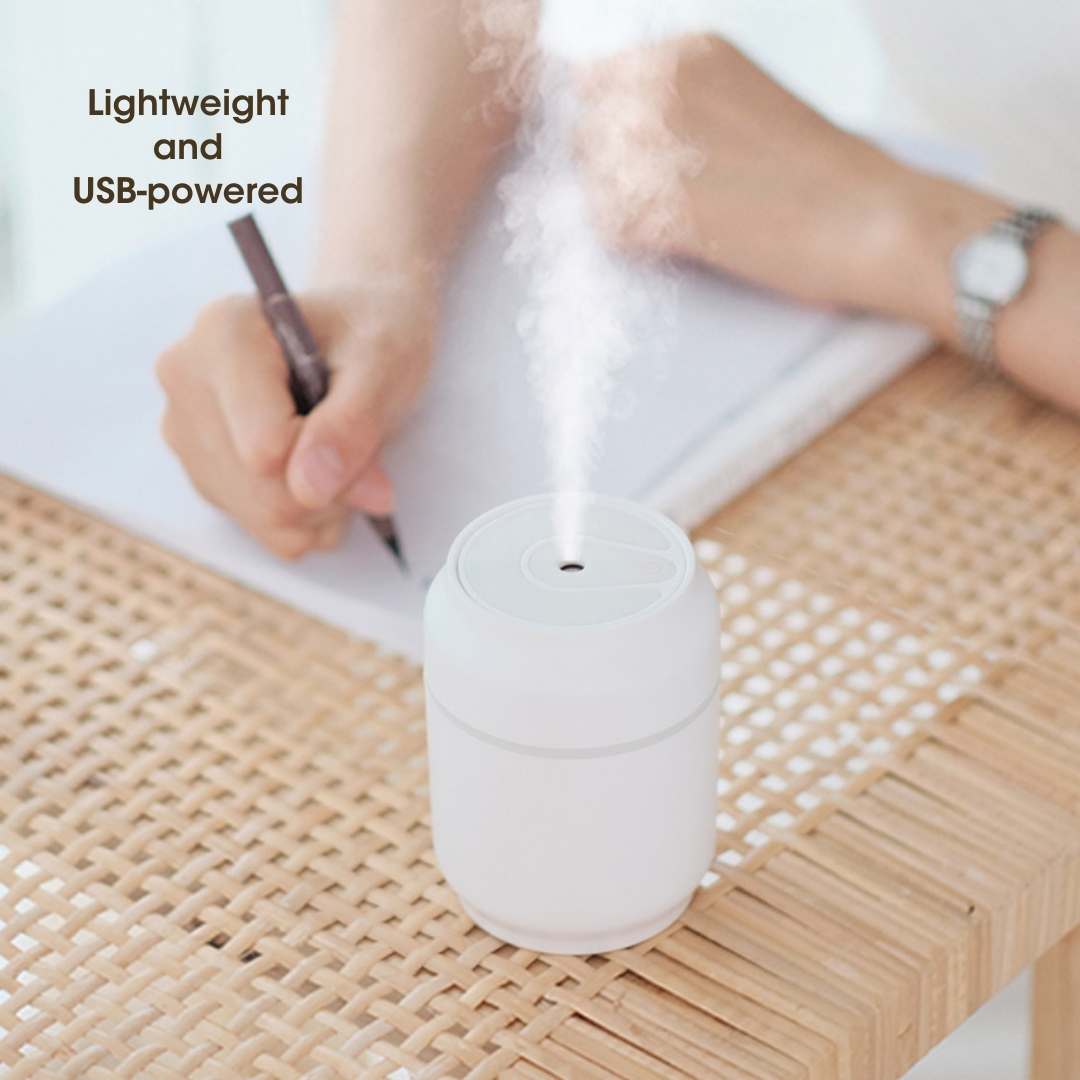 Ukiyo Jōki - Mini LED Pure Mist Humidifier & Essential Oil Diffuser