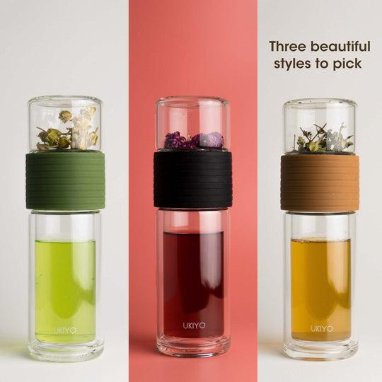 Ukiyo Sense - Double-Wall Glass Tea Infuser