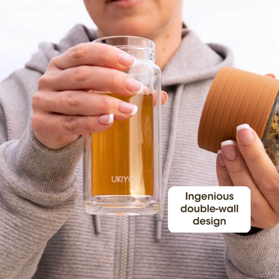 Ukiyo Sense - Double-Wall Glass Tea Infuser