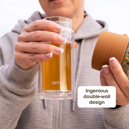 Ukiyo Sense - Double-Wall Glass Tea Infuser