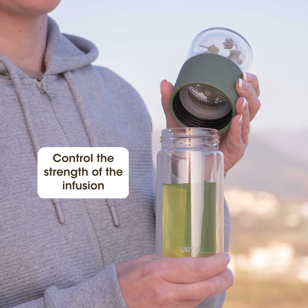Ukiyo Sense - Double-Wall Glass Tea Infuser
