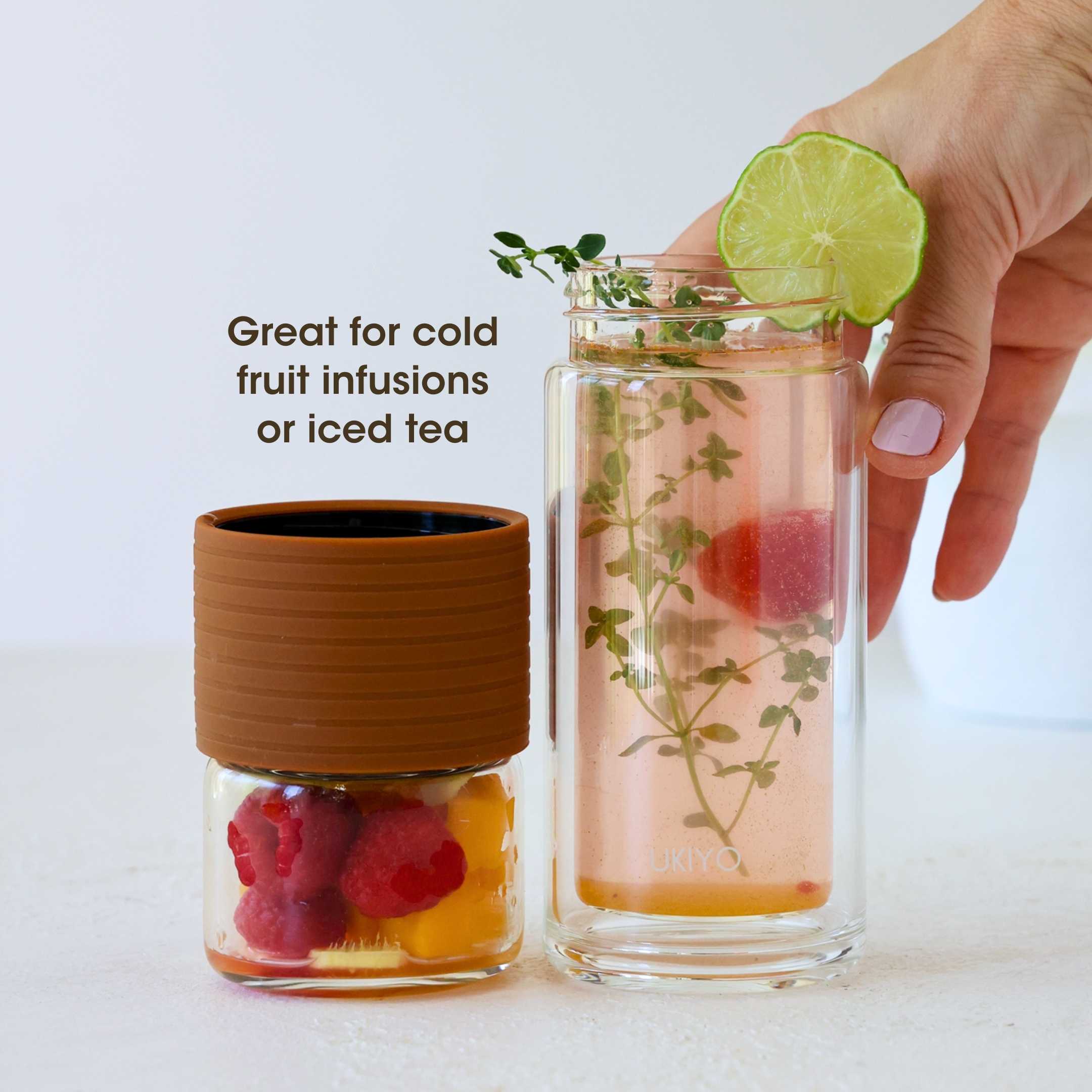 Ukiyo Sense - Double-Wall Glass Tea Infuser