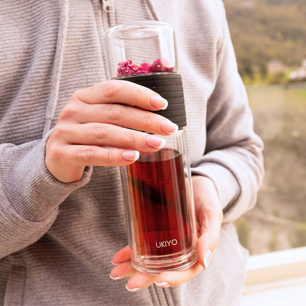 Ukiyo Sense - Double-Wall Glass Tea Infuser