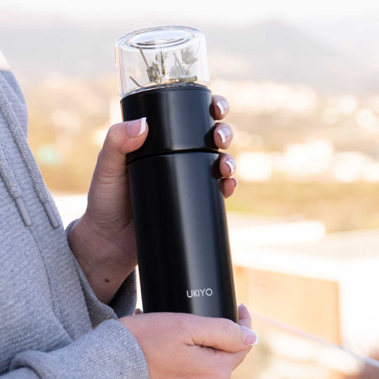 Ukiyo Steel - Stainless Steel & Glass Tea Infuser