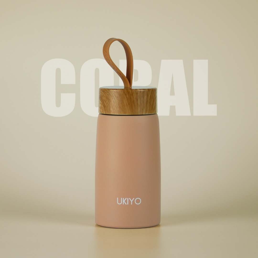 Ukiyo Pebble - Stainless Steel Coffee, Tea & Water Portable Bottle