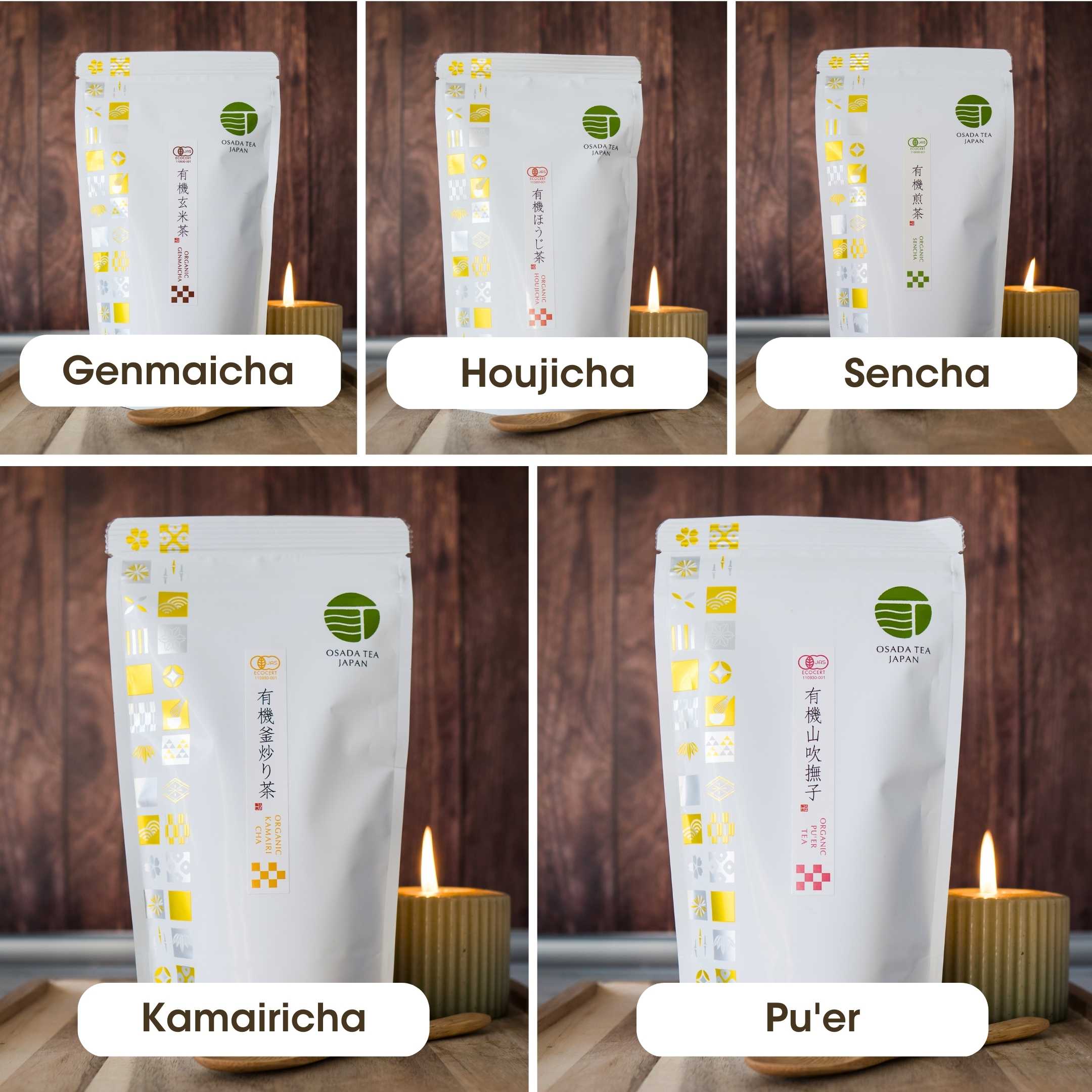 5-Flavor Sample Box - Organic Loose Leaf Tea | 56g